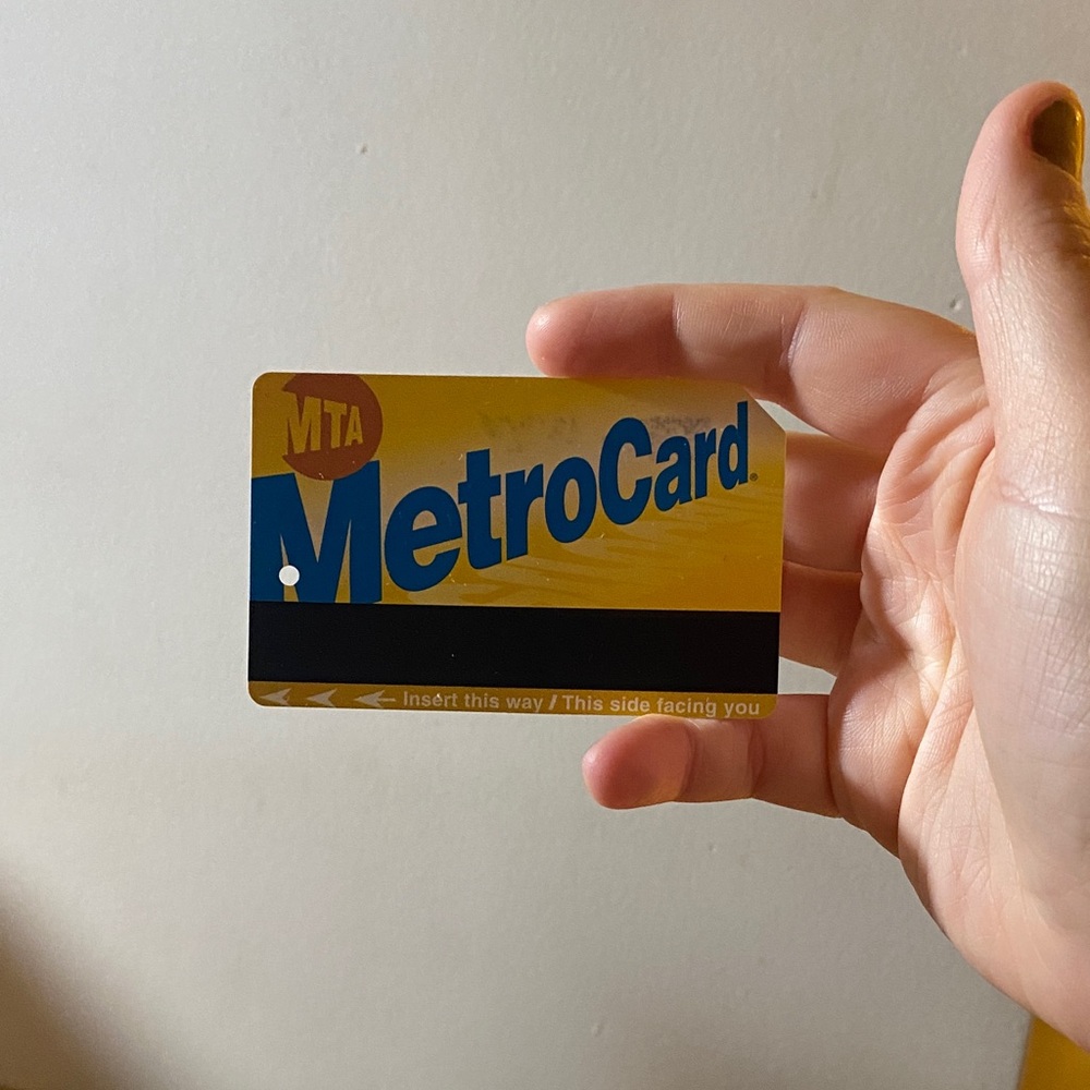 MTA MetroCard - Yellow and Blue Transit Card